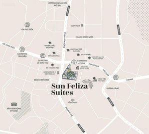 độc quyền 3 căn quỹ ngoại giao 3pn, giá tốt nhất thị trường sun feliza suites cầu giấy