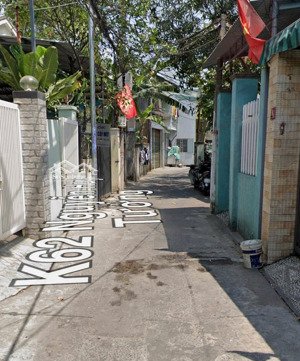 nhà 2 tầng kiệt k62/.. nguyễn huy tưởng - diện tích 81m2 ngang 5m vuông vức - hướng đông bắc