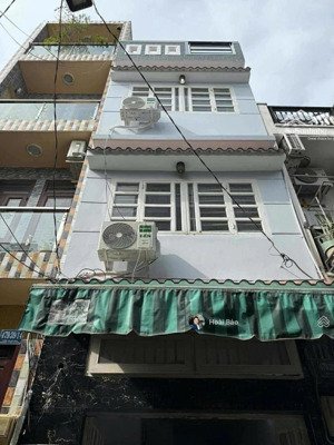 giáp quận 6 - tân hòa đông, hơn 3tỷ - 4 tầng, 3pn 3wc, hẻm thông bình trị đông