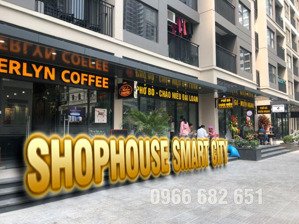 bán gấp 2 căn shophouse vinhomes smart city - sổ đỏ lâu dài - lãi 800 triệu/ năm - vốn 3 tỷ