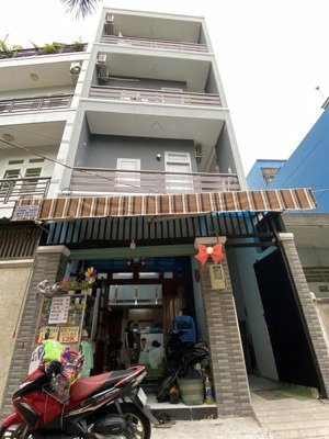 dòng tiền cho thuê 50 triệu/ tháng- nhà rộng ngang 5 - tổng 10 phòng - hẻm xe tải thông- 4 tầng