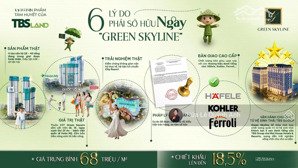 căn hộ 4 mặt tiền ngã 4 gs1 và ql1k, green skyline- vị trí kim cương, tiện ích cao cấp