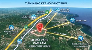 bán đất nền suối cát cam lâm - ngân hàng hỗ trợ 70% - sát khu công nghiệp, giá trị thực