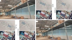 gần kcn lê minh xuân - đường phóng 30m lê đình chi - kho 312m2 full thổ - thực tế sử dụng đến 532m2