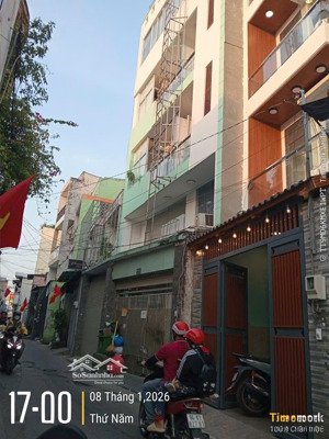 "bình tân"giảm 200tr gần mặt tiền kênh nước đen - chủ bán gấp -để giải q.công việc 4 tầng giá 5 75t