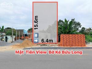 Bán đất mặt tiền view bờ kẻ Bửu Long- Biên Hoà. ngang 6.4m 100m2. Sổ thổ cư. Giá 8 tỷ.