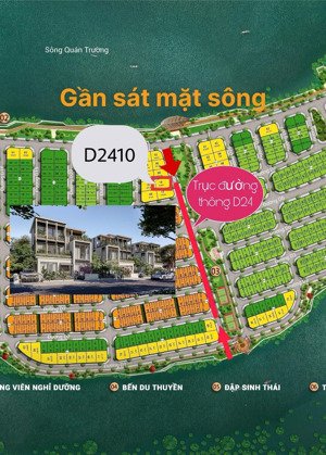 căn biệt thự đơn lập mặt sông hướng đông nam d2410 giá cđt không chênh - sun group nha trang