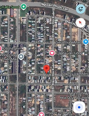 bán đất lô góc nam hoà xuân đường hói kiểng 21 b2.74 lô 39, 167m2 giá 10ty9. lh: 