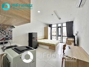 studio đầy đủ tiện nghi cửa sổ bự siêu thoáng ngay bình lợi