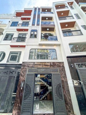 bán nhà mới xây gò xoài lô tư, đúc 5 tấm 1 lửng 3 lầu 5pn 6wc giá 7tỷ3 công thương lượng