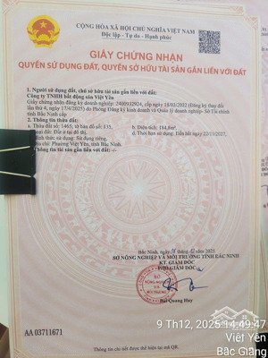 cắt lỗ suất ngoại giao vị trí đẹp chủ lô không đủ tiền vào đợt 1 việt yên riverside lh 