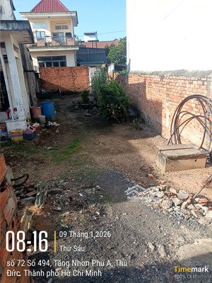 đất trống tiện xây mới -hẻm xe hơi tránh.100m2