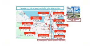 căn hộ hagl 2pn trung tâm giá 45tr/m2 full nội thất