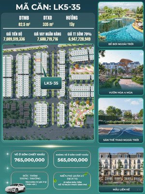 hàng hiếm giá tốt căn lk5 vị trí đẹp giá tts 6.9 tỷ cho khách đầu tư hoàng huy green river