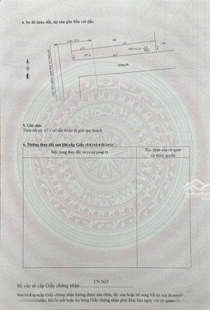 bán đất mặt tiền quốc lộ, sổ hồng riêng, lộ giới 45m, 210m2 full thổ cư. giá 5 triệu/m²