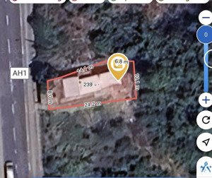 bán nhà cấp 4 (nở hậu) (mặt tiền quốc lộ 1) thôn cát lợi xã vĩnh lương (phường bắc nha trang)