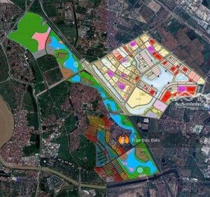 bán 80m đất tái định cư đa tốn, trục chính 17m view hồ dự án safari, dư địa tốt trong tương lai