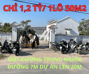 MỞ BÁN 10 LÔ F0 MẶT ĐƯỜNG TRUNG NGHĨA – ĐỒ SƠN - GIÁ CHỈ TỪ 1,2 TỶ/LÔ 
