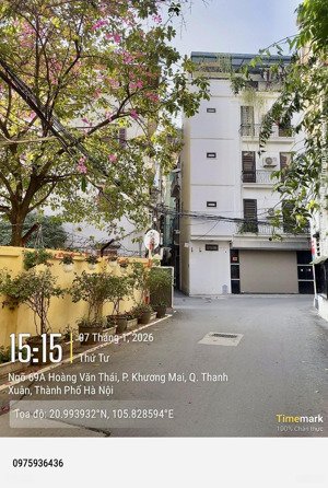 bán gấp nhà riêng ngõ 69a hoàng văn thái,thanh xuân.ô tô tránh đỗ lhe:0975936436