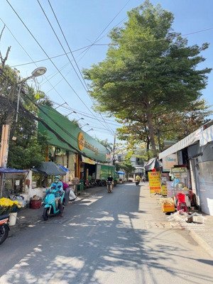 bán đất tặng nhà cấp 4 - 102m2 - hẻm thông thoáng ngay chợ an nhơn tiện xây chdv