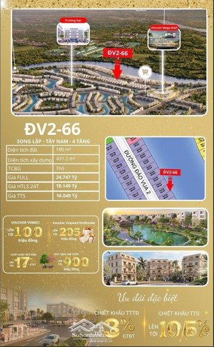 đv2-66 song lập đảo vua gần công viên nhất .chính sách cuối năm cực ưu đãi từ chủ đầu tư
