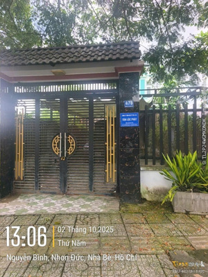 hailongreal: nhà mặt tiền nguyễn bình, 10.8ty, dt:6x38m, công nhận 146m2, 1 lầu, gần trường đại học