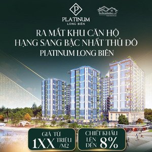 platinum long biên căn hộ hạng sang cao cấp bậc nhất khu đông hà nội chính thức mở bán !!!