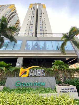 căn hiếm bcons green view căn 2pn - 2wc, 52m² giá chỉ từ 2,05 tỷ, view thoáng mát, siêu thị go 2p