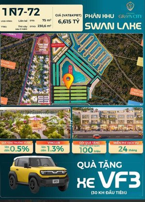 chính sách ưu đãi chưa từng có . chỉ cần vốn 600tr sở hữu ngay biệt thự. được tặng ngay vf3 full pi