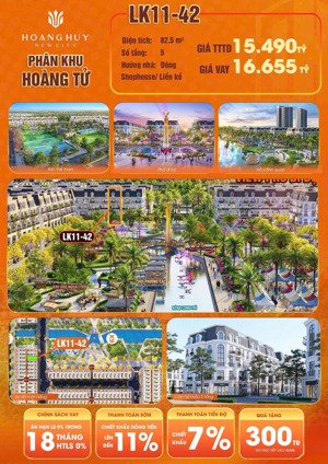 lk11-42 shophouse đối diện công viên duy nhất còn lại tại phân khu hoàng tử cơ hội hiếm