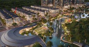 bán song lập áp góc, gần hồ, gần công viên, trung tâm khoáng nóng, đường lớn 24m tại alluvia city