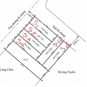 mở bán 6 lô đất mặt đường 8m tuyến 2 đường tân vũ, tràng cát