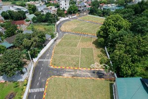 đầu tư hòa lạc: lô góc 100m2 gần đại học fpt tăng giá nhanh full thổ sổ đỏ riêng