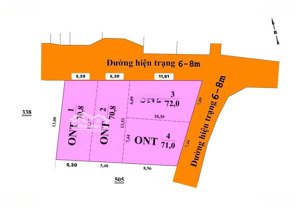 bán 4 lô đất thổ cư nam nha trang giá chỉ 1 tỷ 950 triệu.