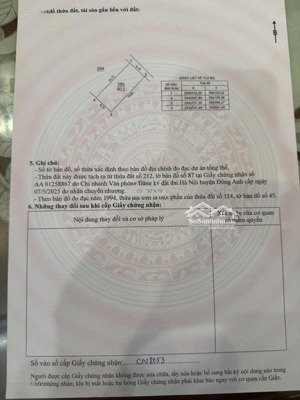 bán đất tại thụy lâm, đông anh, hà nội, 2,65 tỷ, 90m2, hàng hiếm tại giá tốt