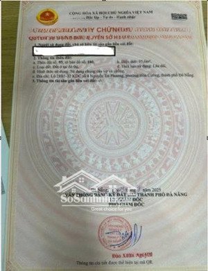 cần bán địa chỉ số nhà 01 đường huỳnh tấn phát gần đường 30/4 ngay trung tâm đà nẵng