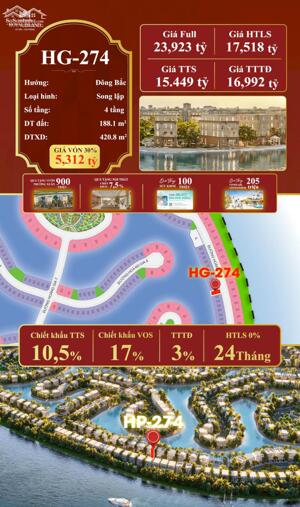  HG-274 – Song lập ven biển, vị trí đẹp Royal Island