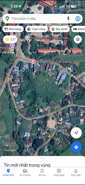 đất trung tâm xã dũng phong, cao phong, hoà bình. diện tích trong sổ 2171m2, thực tế 3500m2