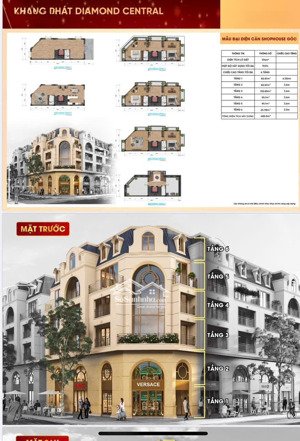 bán shophouse view đẹp tại khang phát diamond central, giá thỏa thuận, 90m2, 6 tầng 9tỷ