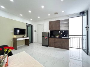 căn hộ 1pn ban công full nội thất giáp vạn kiếp, bình thạnh