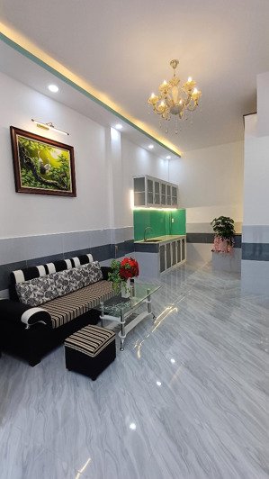 bán nhà mới 2 tầng 2pn, 2wc, gần 30m hxh đường âu dương lân, chỉ 7,3 tỷ