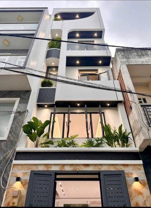 siêu phẩm 4x14.1m 4.5 tấm 5pn 6wc full nội thất hxh lê văn quới