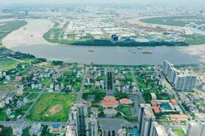 bán đất góc hai mặt tiền đối diện công viên dự án kdc biệt thự vila thủ thiêm thạnh mỹ lợi q2