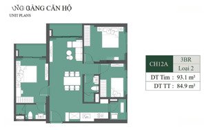 bán căn 3pn nhà vuông như bánh chưng giá 8,6 tỷ tại lumiere evergreen. lh: 