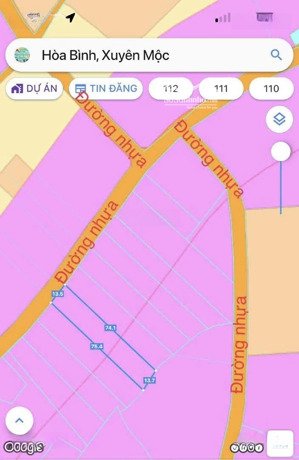 đất hoà bình - xuyên mộc - brvt