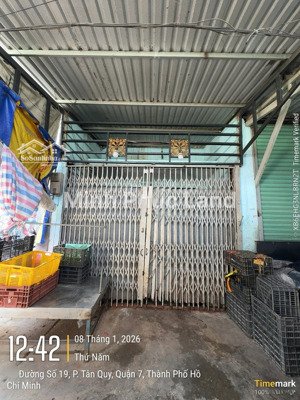 bán mặt tiền chợ tân quy quận 7 - 3 tầng 53m2 - khu hiện hữu - sổ riêng - tiện xây mới