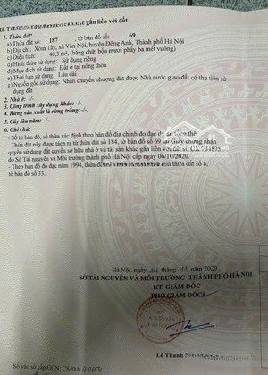 cần bán gấp thửa đất thổ cư 40m2 khu vực vân trì, vân nội, đông anh, tp hà nội.