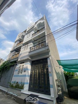 "hot" nhà 4 tầng diện tích 60m2, ngang 5.5m, hẻm xe tải, khu phân lô