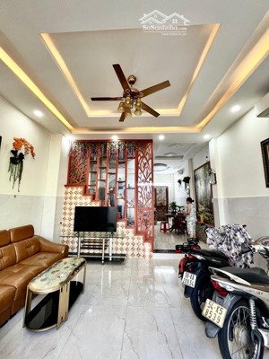 nhà đẹp quận 6 - 4 tầng btct - full nội thất - sát chợ phú lâm - đường nhựa 10m - nhỉnh 9t