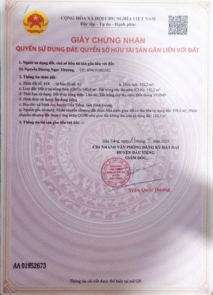 cần bán 22 lô 5x52, 100m2 tc, sổ sẵn, trục chính vào kdl hồ dầu tiếng. giá 600 triệu/lô
